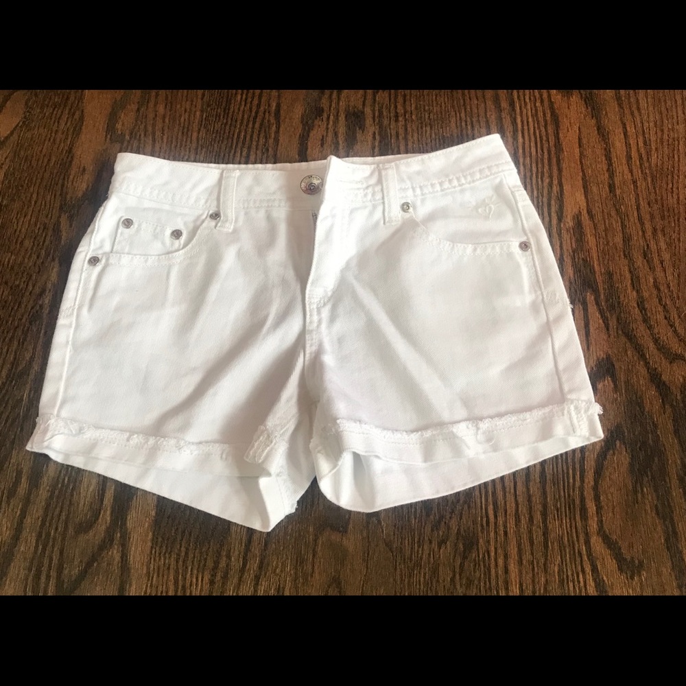 Justice cuff jean shorts